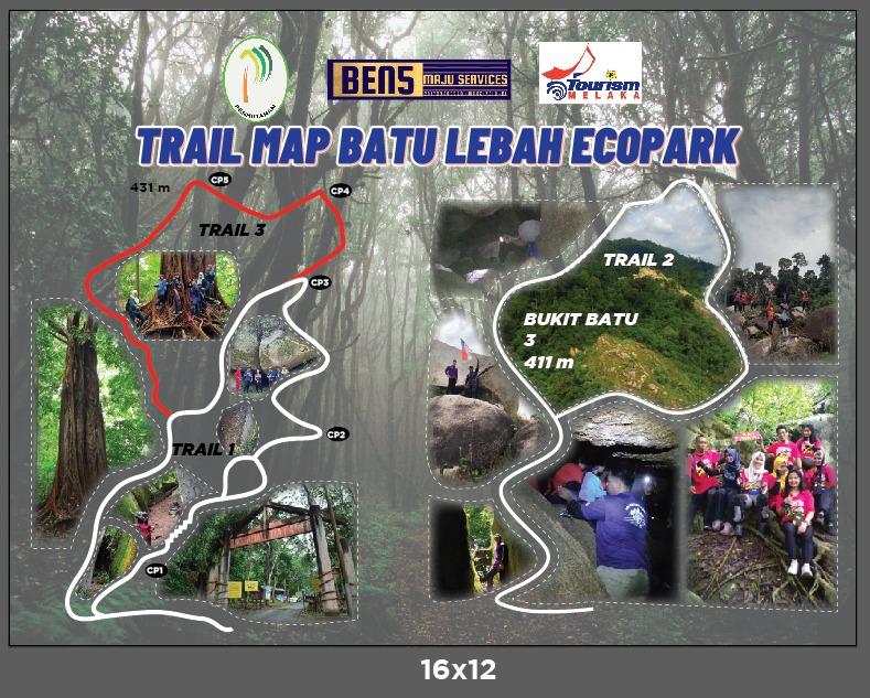 Peta laluan Batu Lebah Ecopark
